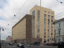 «Большой дом» на Литейном проспекте — здание ленинградского управления госбезопасности. Современный вид здания.