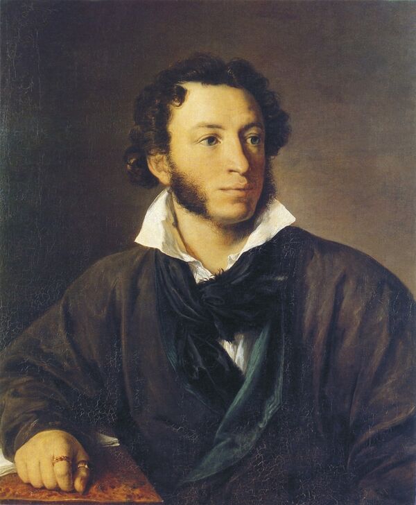 Александр Сергеевич Пушкин. Василий Тропинин, 1827 год.