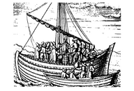Русское судно. Геррит де Веер, 1598. В. Ф. Старков трактовал его как малый коч.