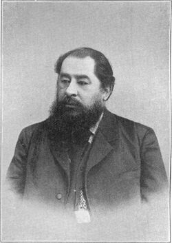Николай Александрович Лейкин. Портрет в «Галерее русских писателей», 1901, с. 381.