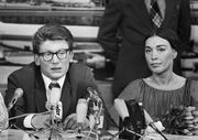 Андрей и Гюзель Амальрик, 15 июля 1976 года. Гюзель помогала добиваться отмены постановления о высылке. Фотография Ханса Петерса.[12]