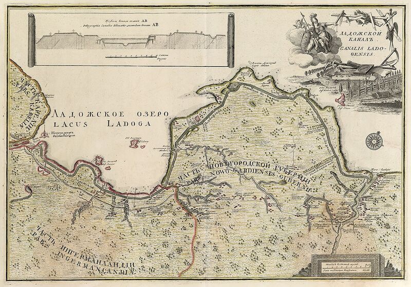 Файл:Ладожский канал — Гриммель, 1741-1742.jpg
