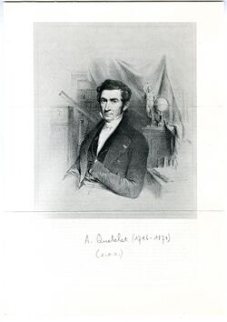 Адольф Кетле. Портрет Жана-Батиста Маду, 1839 год.