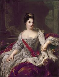 Екатерина I. Жан-Марк Наттье, 1717. Государственный Эрмитаж.