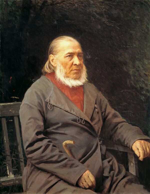 Сергей Тимофеевич Аксаков. Иван Крамской, 1878 год.